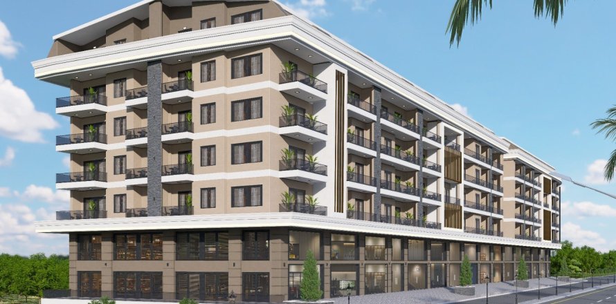 1+0 Leilighet  i Gazipasa, Antalya, Tyrkia Nr. 224970