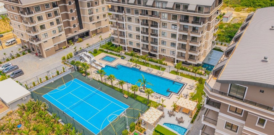 1+0 Leilighet  i Kargicak, Alanya, Antalya, Tyrkia Nr. 237585