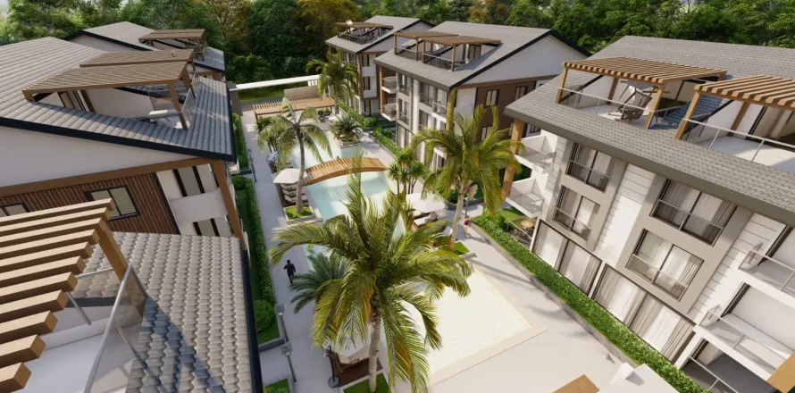 2+1 Leilighet  i Mugla, Tyrkia Nr. 223956