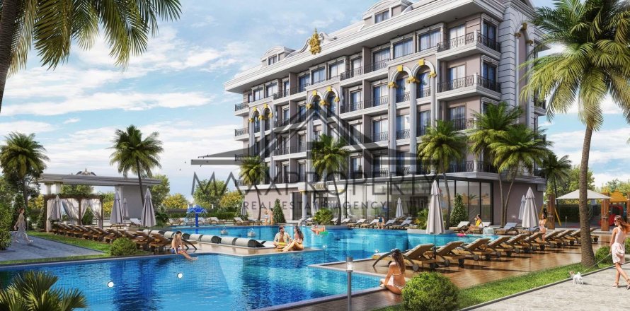 1+1 Leilighet  i Oba, Antalya, Tyrkia Nr. 110591