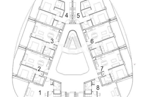 Daire 1+1 Güzelyurt, №221834 - 24