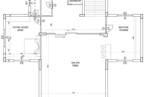 Продажа квартиры  в Аланье, Анталье, Турция 4+1, 719м2, №223519 – фото 20