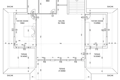 Продажа квартиры  в Аланье, Анталье, Турция 4+1, 719м2, №223519 – фото 22