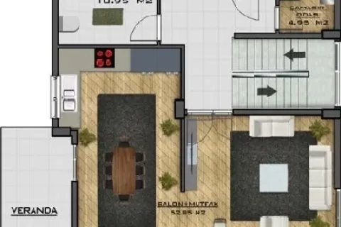 Продажа квартиры  в Аланье, Анталье, Турция 4+1, 1000м2, №223518 – фото 10