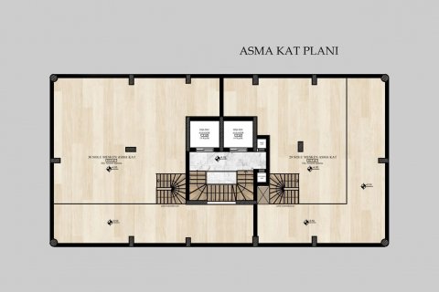 Apartment for sale in Alanya, Antalya, Turkey, 1 bedroom, 50m2, No. 91606 – photo 4