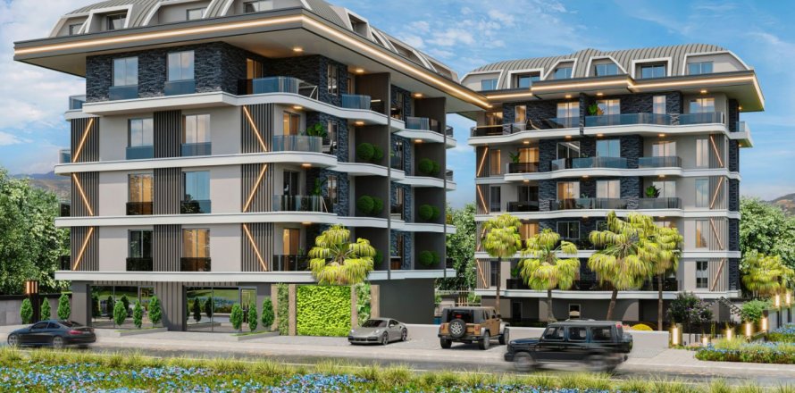 1+1 Leilighet i Kargicak, Alanya, Antalya, Tyrkia Nr. 91605