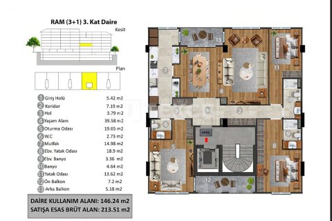 2+1 Lägenhet i istanbul, Turkiet Nr. 232548 - 15