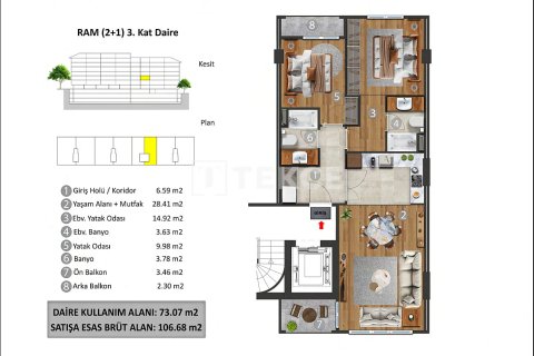 2+1 Lägenhet i istanbul, Turkiet Nr. 232548 - 14