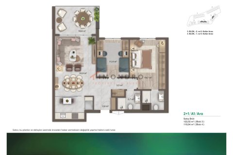 4+1 Wohnung  in Umraniye, Istanbul, Türkei Nr. 212813 - 5