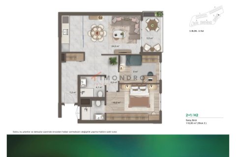 Daire  2+1  Ümraniye, İstanbul, Türkiye №212811 - 6