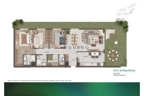 3+1 Leilighet  i Umraniye, Istanbul, Tyrkia Nr. 212812 - 9