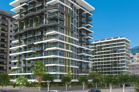 1+1 Lejlighed  i Alanya, Antalya, Tyrkiet Nr. 223691