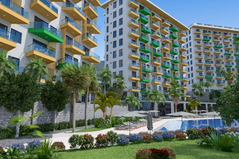1+1 Lejlighed  i Alanya, Antalya, Tyrkiet Nr. 223692 - 11