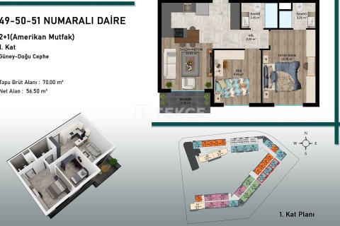 3+1 Lägenhet i Aksu, Antalya, Turkiet Nr. 107335 - 15