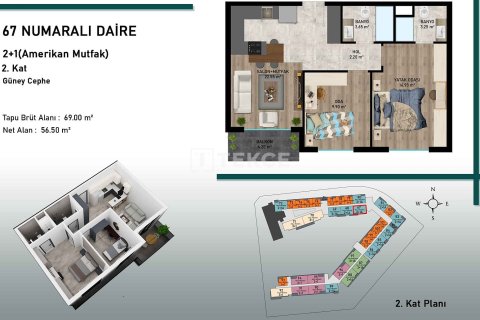 3+1 Lägenhet i Aksu, Antalya, Turkiet Nr. 107335 - 14