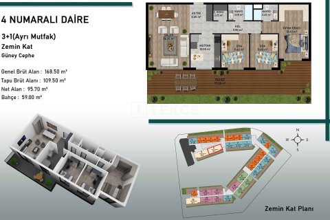3+1 Lägenhet i Aksu, Antalya, Turkiet Nr. 107335 - 17