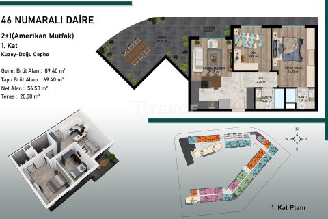 3+1 Lägenhet i Aksu, Antalya, Turkiet Nr. 107335 - 20