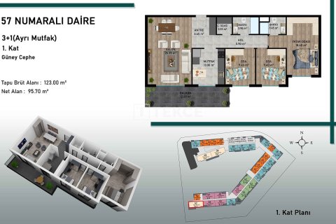 3+1 Lägenhet i Aksu, Antalya, Turkiet Nr. 107335 - 23
