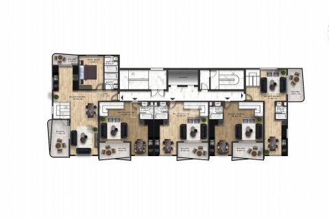 Daire 1+1 Alanya, Antalya, Türkiye №44037 - 2