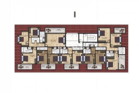 Daire 1+1 Alanya, Antalya, Türkiye №44037 - 7