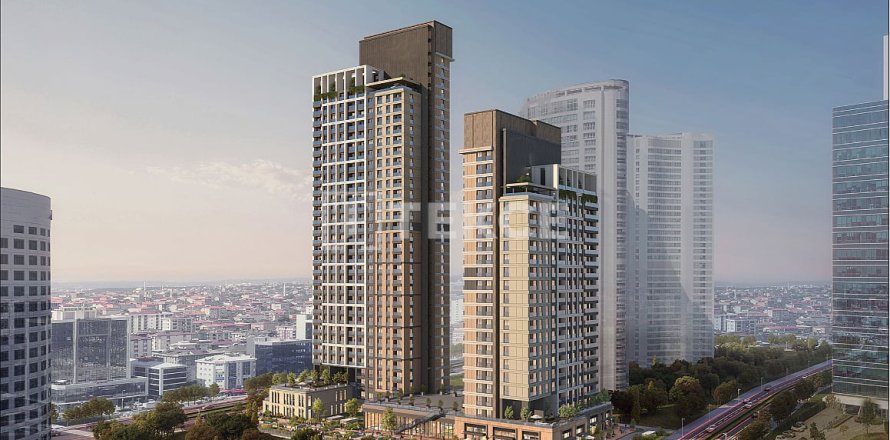 Квартира 1+1 в Стамбуле, Турция №215401