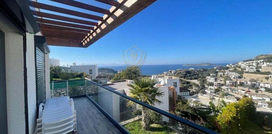 3+1 Villa in Bodrum, Mugla, Türkei Nr. 215404