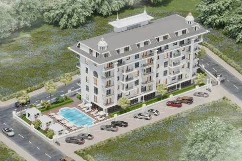 1+1 Lejlighed  i Alanya, Antalya, Tyrkiet Nr. 223608 - 11
