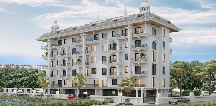 1+1 Lejlighed  i Alanya, Antalya, Tyrkiet Nr. 223608