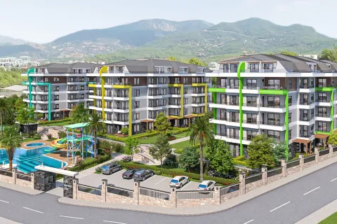1+1 Lägenhet i Alanya, Antalya, Turkiet Nr. 223686