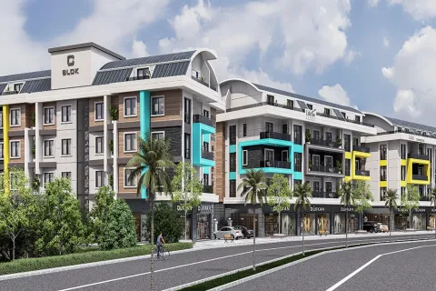 1+1 Leilighet  i Alanya, Antalya, Tyrkia Nr. 223687