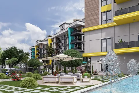 1+1 Lejlighed  i Alanya, Antalya, Tyrkiet Nr. 223687 - 17