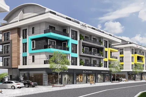 1+1 Lejlighed  i Alanya, Antalya, Tyrkiet Nr. 223687 - 6