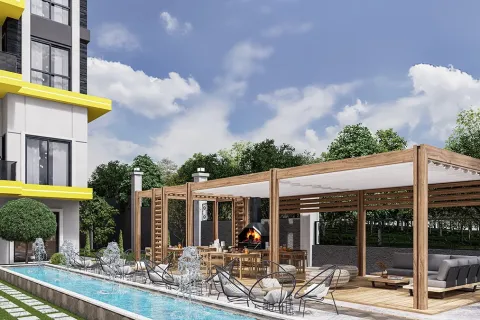 1+1 Lejlighed  i Alanya, Antalya, Tyrkiet Nr. 223687 - 14