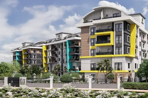 1+1 Lejlighed  i Alanya, Antalya, Tyrkiet Nr. 223687 - 9