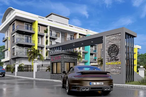1+1 Lejlighed  i Alanya, Antalya, Tyrkiet Nr. 223687 - 2