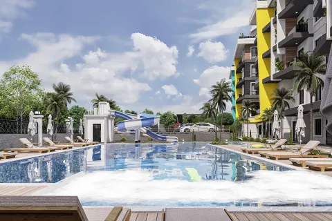 1+1 Lejlighed  i Alanya, Antalya, Tyrkiet Nr. 223687 - 24