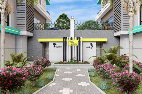 1+1 Lejlighed  i Alanya, Antalya, Tyrkiet Nr. 223687 - 18