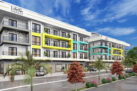 1+1 Lejlighed  i Alanya, Antalya, Tyrkiet Nr. 223687 - 5