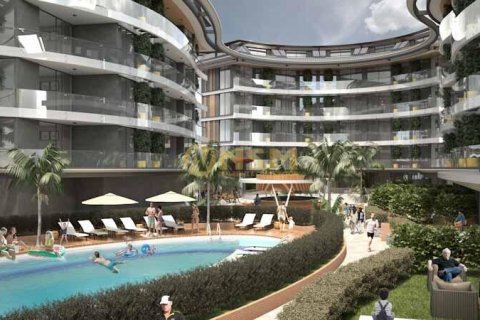 1+1 Lejlighed i Alanya, Antalya, Tyrkiet Nr. 104753 - 7