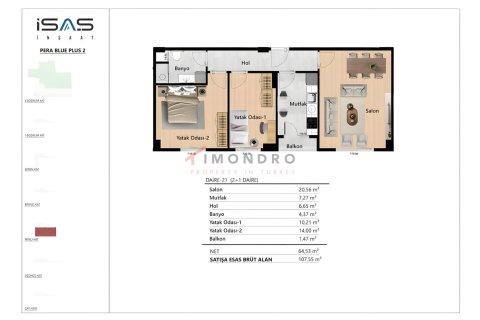 4+1 Leilighet  i Beyoglu, Istanbul, Tyrkia Nr. 221181 - 19