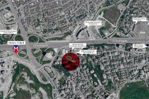 آپارتمان در Istanbul ، ترکیه 1 خوابه ، 50 متر مربع. شماره 227495 - 13