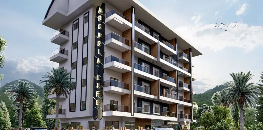 1+1 Lejlighed i Alanya, Antalya, Tyrkiet Nr. 223726