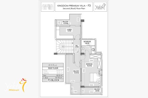 4+1 Villa i Mahmutlar, Antalya, Tyrkia Nr. 224819 - 5