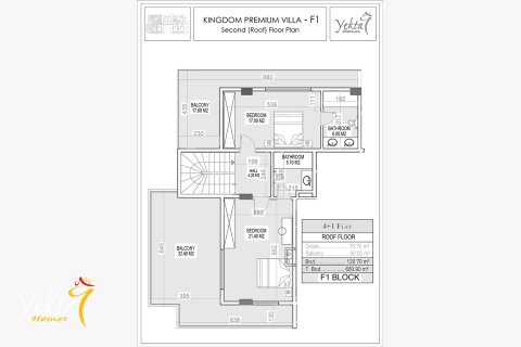 4+1 Villa in Mahmutlar, Antalya, Türkei Nr. 224818 - 5