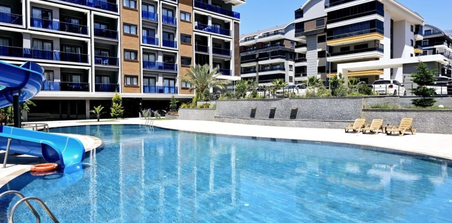 1+0 Lägenhet i Kargicak, Alanya, Antalya, Turkiet Nr. 225069
