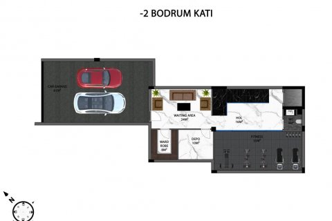 Villa  i Kargicak, Alanya, Antalya, Tyrkiet Nr. 97569 - 30