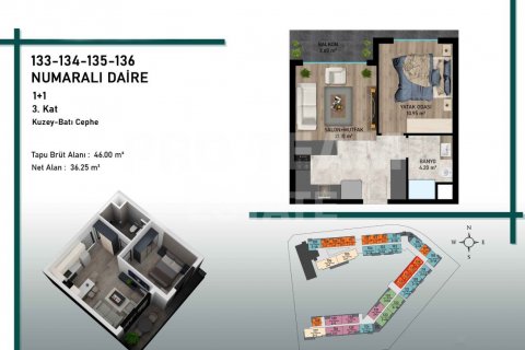 Продажа квартиры в Алтынташа, Анталье, Турция 4 комн., 93м2, №106873 – фото 8