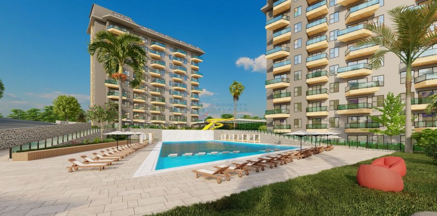 Daire  1+1  Alanya, Antalya, Türkiye №211465