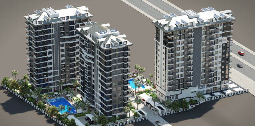 2+1 Leilighet i Alanya, Antalya, Tyrkia Nr. 158144