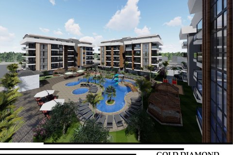 1+1 Leilighet  i Oba, Antalya, Tyrkia Nr. 110709 - 2